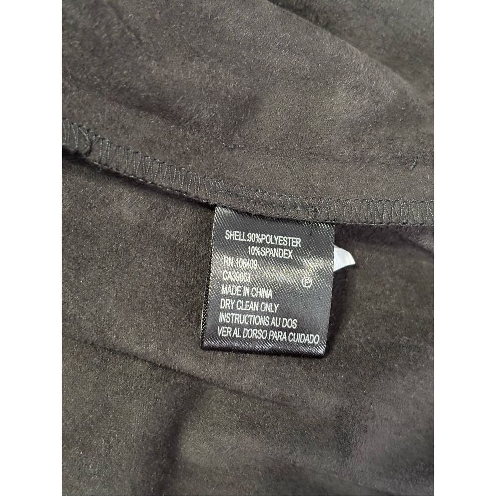 ❤️Tahari Women’s Plus Faux Leather Waterfall Jacket - Picture 7 of 8